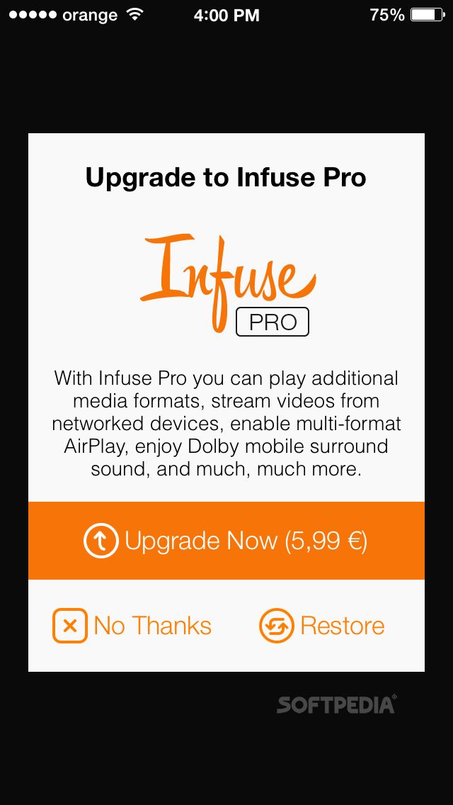 infuse pro ios