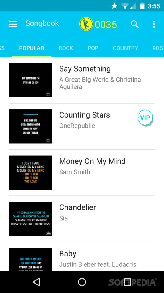 Karaoke Sing Record For Android, Swing From The Chandelier Karaoke