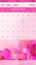 Pink Ovulation Calendar