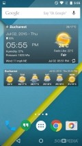 Weather &amp; Clock Widget Android
